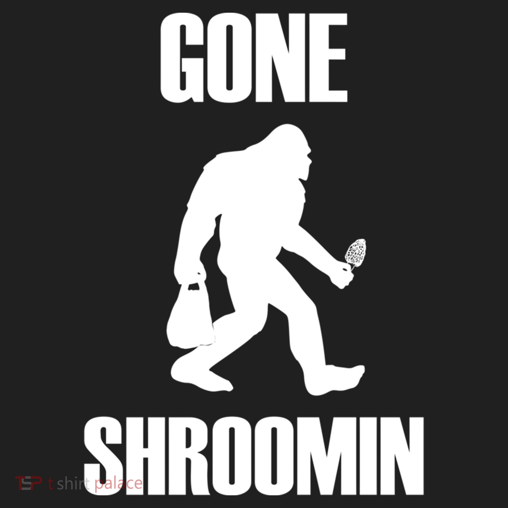 Gone Shroomin Funny Sasquatch Morel Mushroom Hunter Foraging Gift Hat