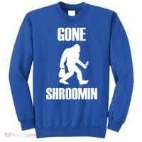 Gone Shroomin Funny Sasquatch Morel Mushroom Hunter Foraging Gift Sweatshirt thumb 0