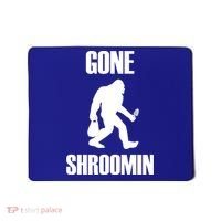 Gone Shroomin Funny Sasquatch Morel Mushroom Hunter Foraging Gift Mousepad thumb 0