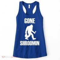 Gone Shroomin Funny Sasquatch Morel Mushroom Hunter Foraging Gift Women's Tank Top thumb 0
