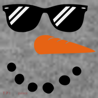Gangster Snowman Face Toddler Hoodie thumb 2