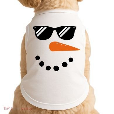 Gangster Snowman Face Doggie Tank
