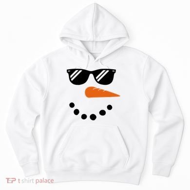 Gangster Snowman Face Hoodie