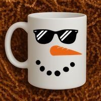 Gangster Snowman Face Coffee Mug thumb 2
