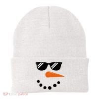 Gangster Snowman Face Beanie thumb 0