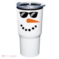 Gangster Snowman Face Tumbler thumb 0