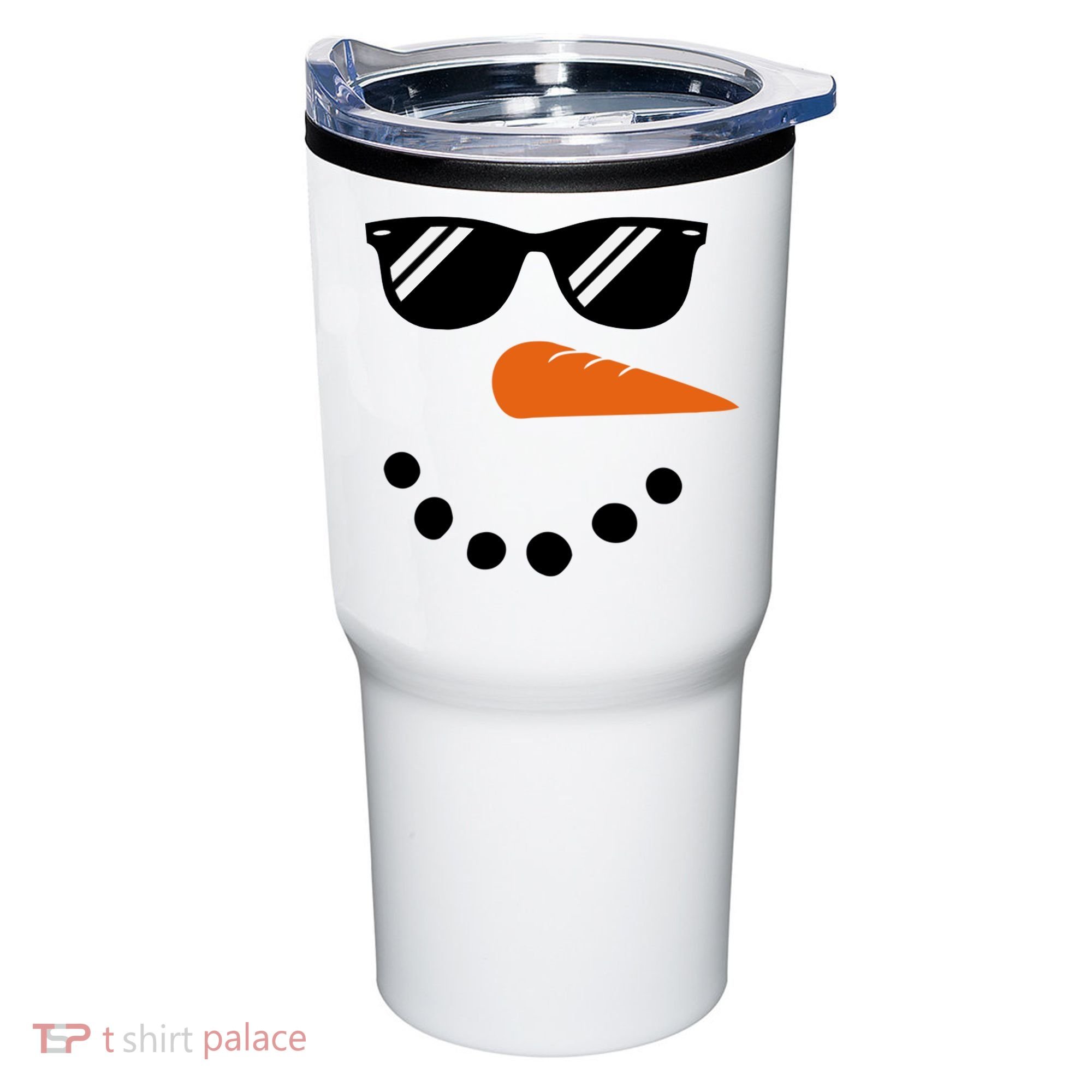 Gangster Snowman Face Tumbler
