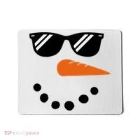 Gangster Snowman Face Mousepad thumb 0