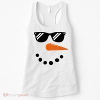 Gangster Snowman Face Women's Tank Top thumb 0