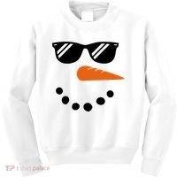 Gangster Snowman Face Kids Sweatshirt thumb 0