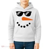 Gangster Snowman Face Kids Hoodie thumb 4