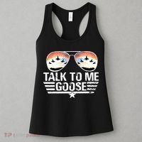 Goose Shirts Fourth Of July Talk To Me Goose Women's Tank Top thumb 3