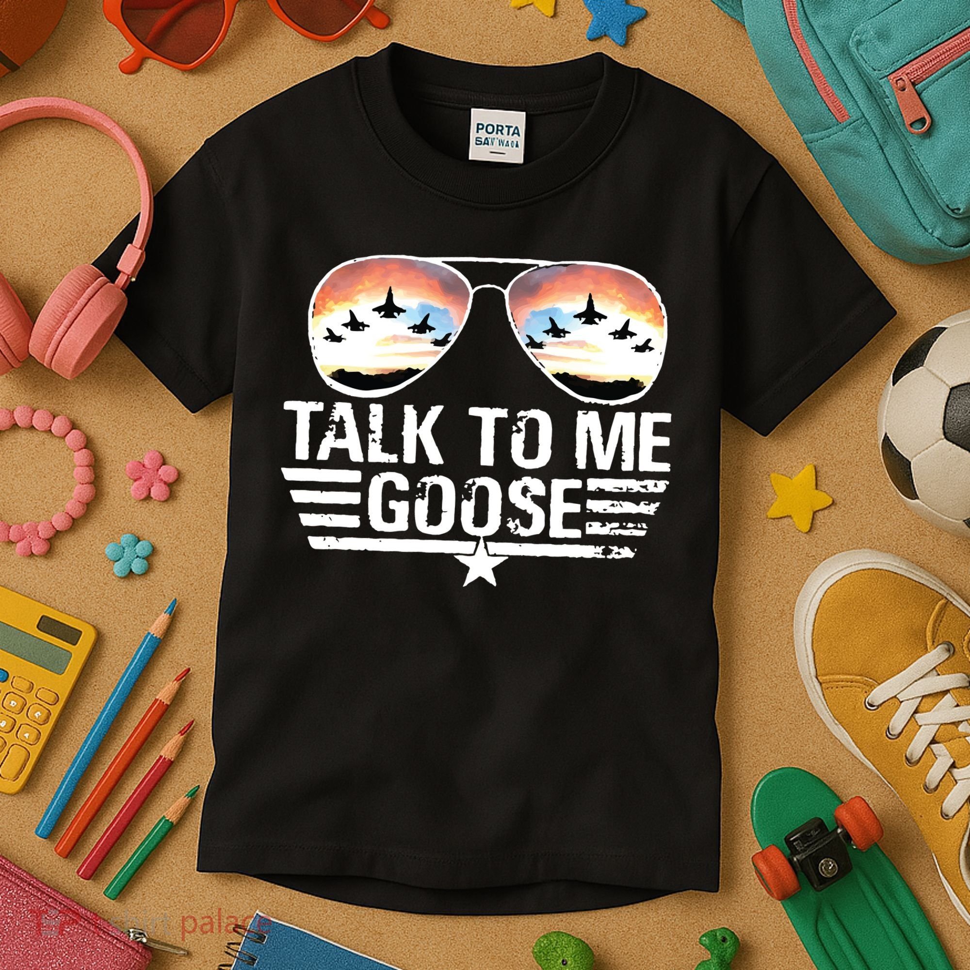 Goose Shirts Fourth Of July Talk To Me Goose Kids T-Shirt