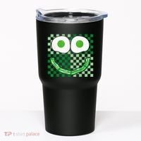 Green Smile Face Eggs And Bacon Ham Breakfast St PatrickS Tumbler thumb 0