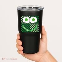 Green Smile Face Eggs And Bacon Ham Breakfast St PatrickS Tumbler thumb 2