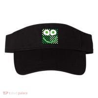 Green Smile Face Eggs And Bacon Ham Breakfast St PatrickS Visor thumb 0