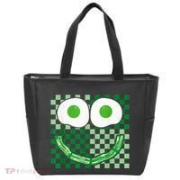 Green Smile Face Eggs And Bacon Ham Breakfast St PatrickS Tote Bag thumb 0