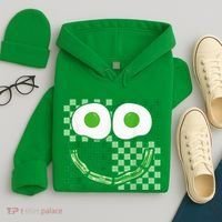 Green Smile Face Eggs And Bacon Ham Breakfast St PatrickS Hoodie thumb 4