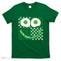 Green Smile Face Eggs And Bacon Ham Breakfast St PatrickS T-Shirt thumb 0