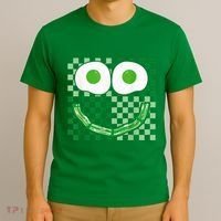 Green Smile Face Eggs And Bacon Ham Breakfast St PatrickS T-Shirt thumb 3