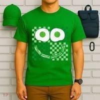 Green Smile Face Eggs And Bacon Ham Breakfast St PatrickS T-Shirt thumb 6