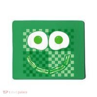 Green Smile Face Eggs And Bacon Ham Breakfast St PatrickS Mousepad thumb 0