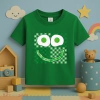 Green Smile Face Eggs And Bacon Ham Breakfast St PatrickS Toddler T-Shirt thumb 3