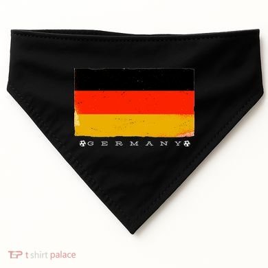 Germany Soccer Flag Logo USA-Made Doggie Bandana