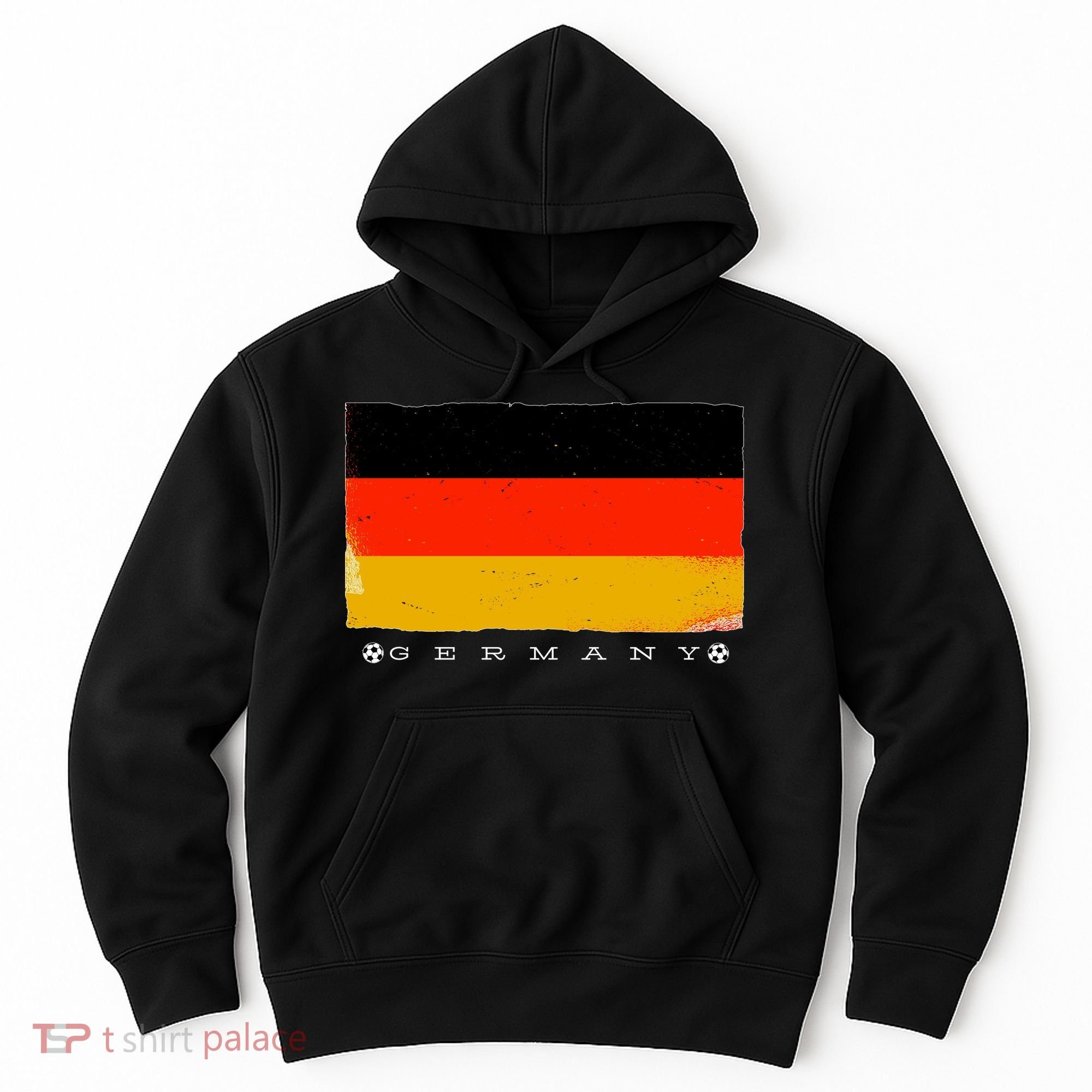 Germany Soccer Flag Logo Hoodie