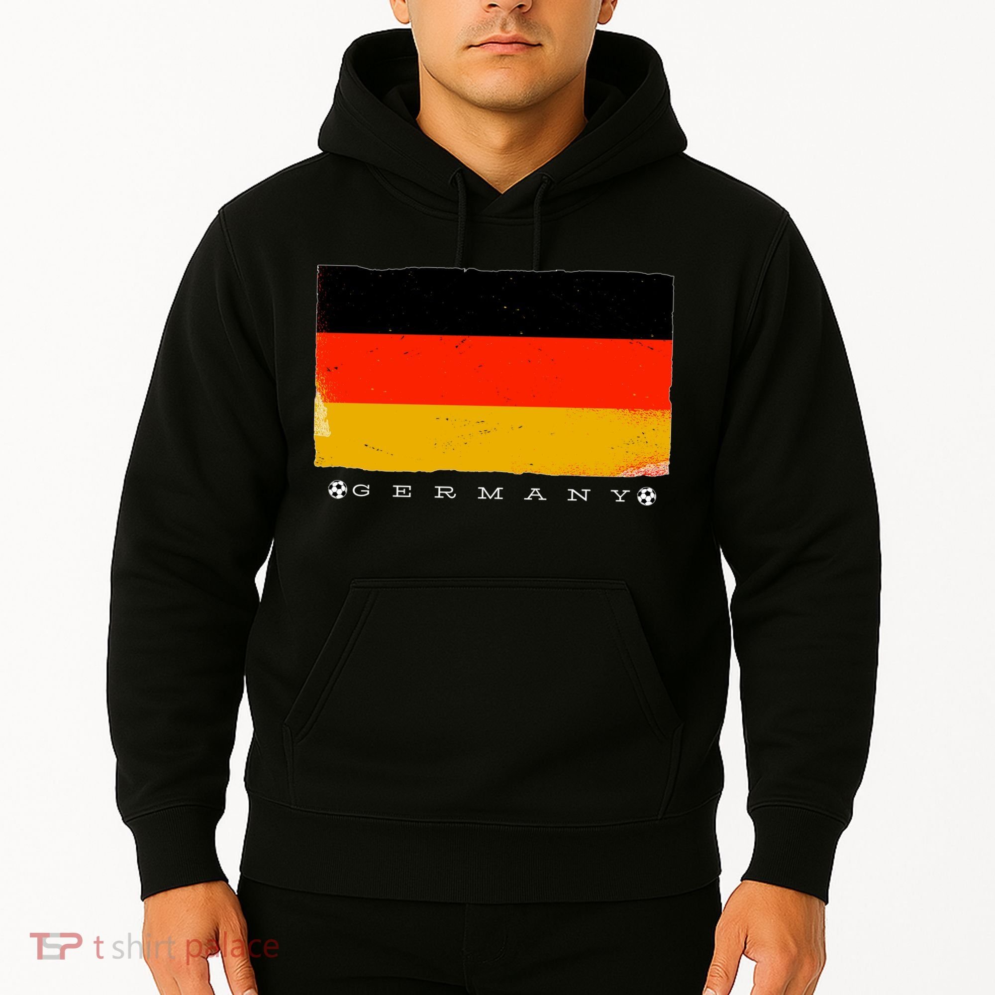 Germany Soccer Flag Logo Hoodie