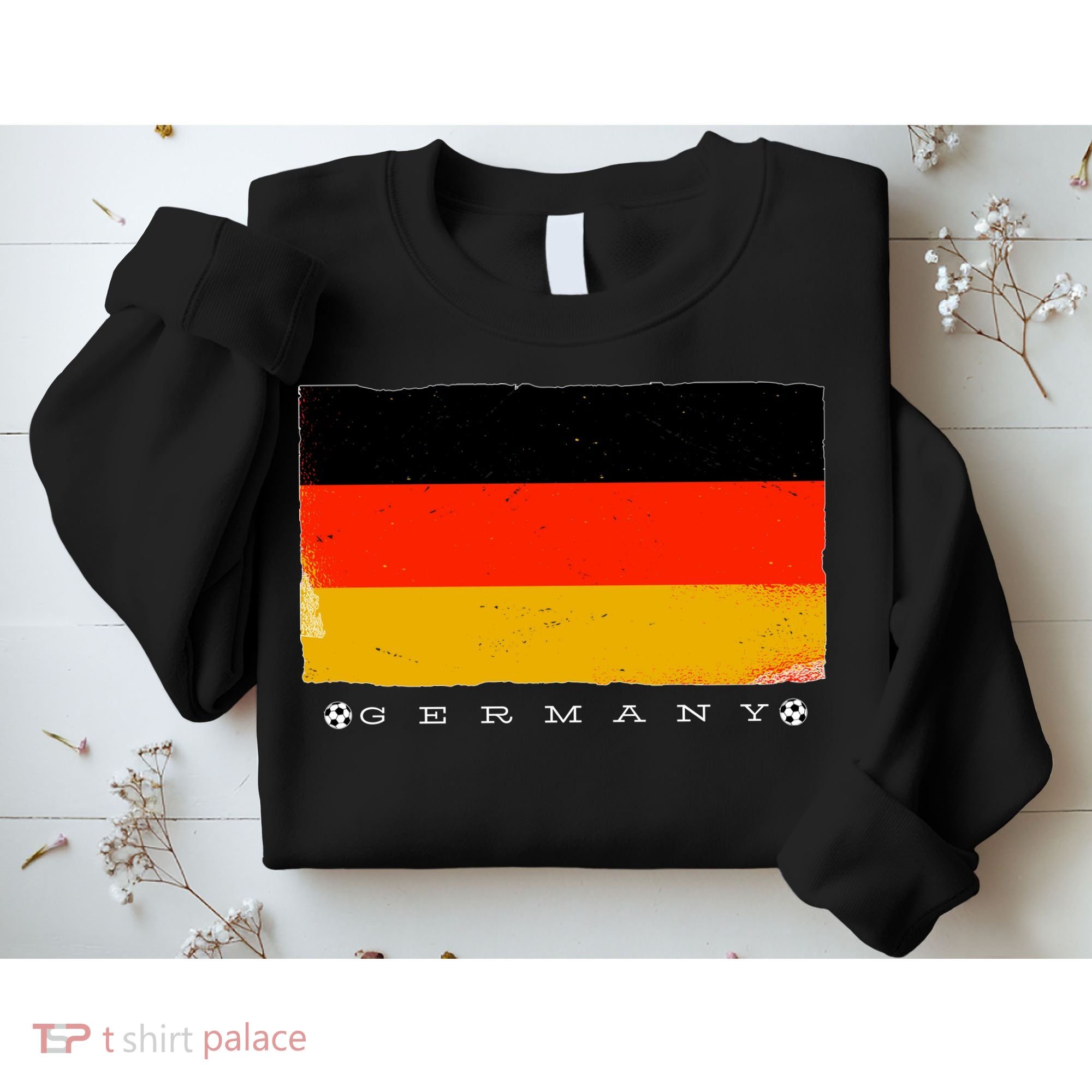 Germany Soccer Flag Logo Sweatshirt