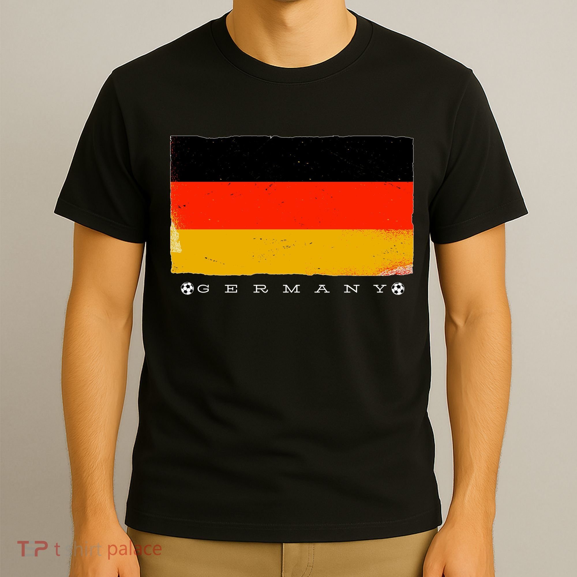 Germany Soccer Flag Logo T-Shirt