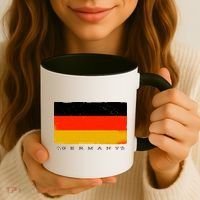 Germany Soccer Flag Logo Coffee Mug thumb 3