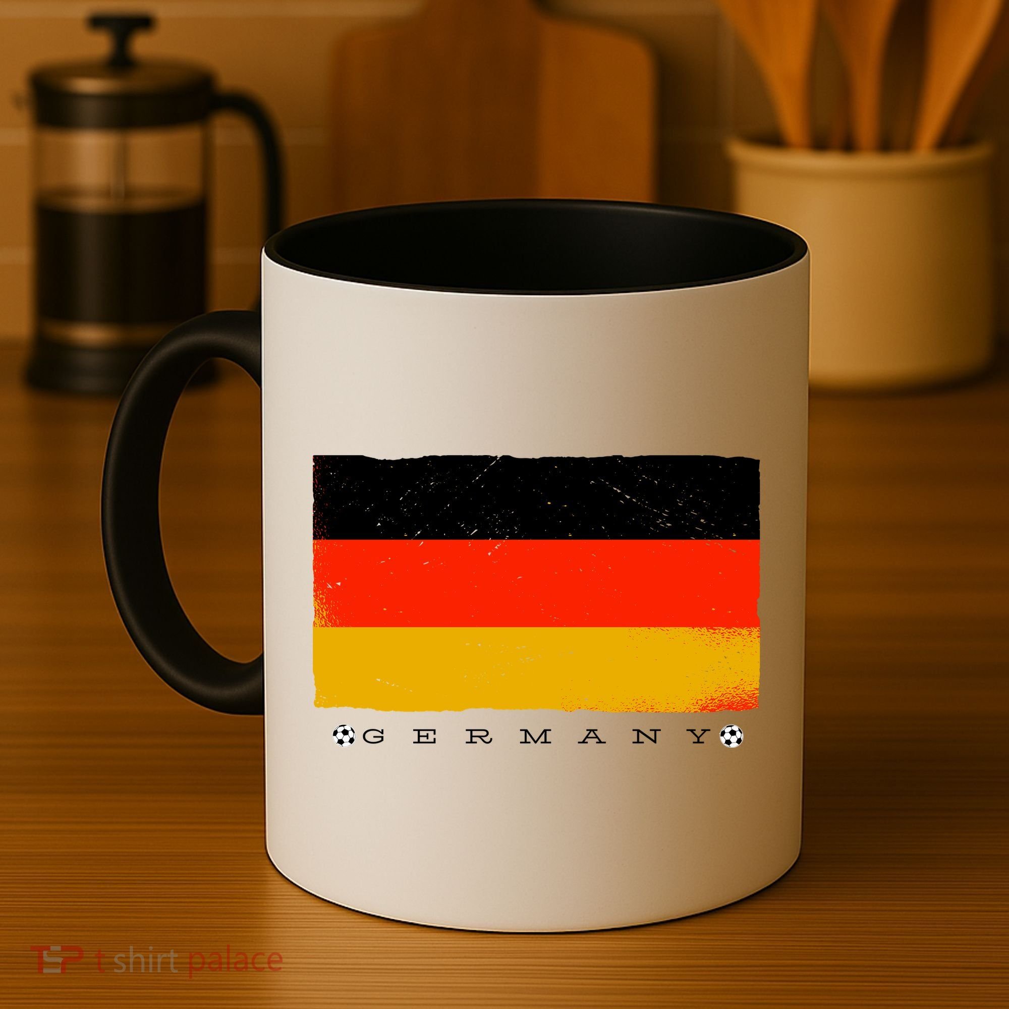 Germany Soccer Flag Logo Coffee Mug
