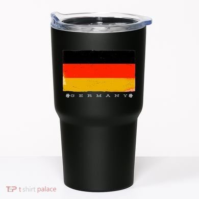 Germany Soccer Flag Logo Tumbler