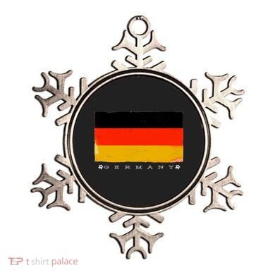 Germany Soccer Flag Logo Ornament