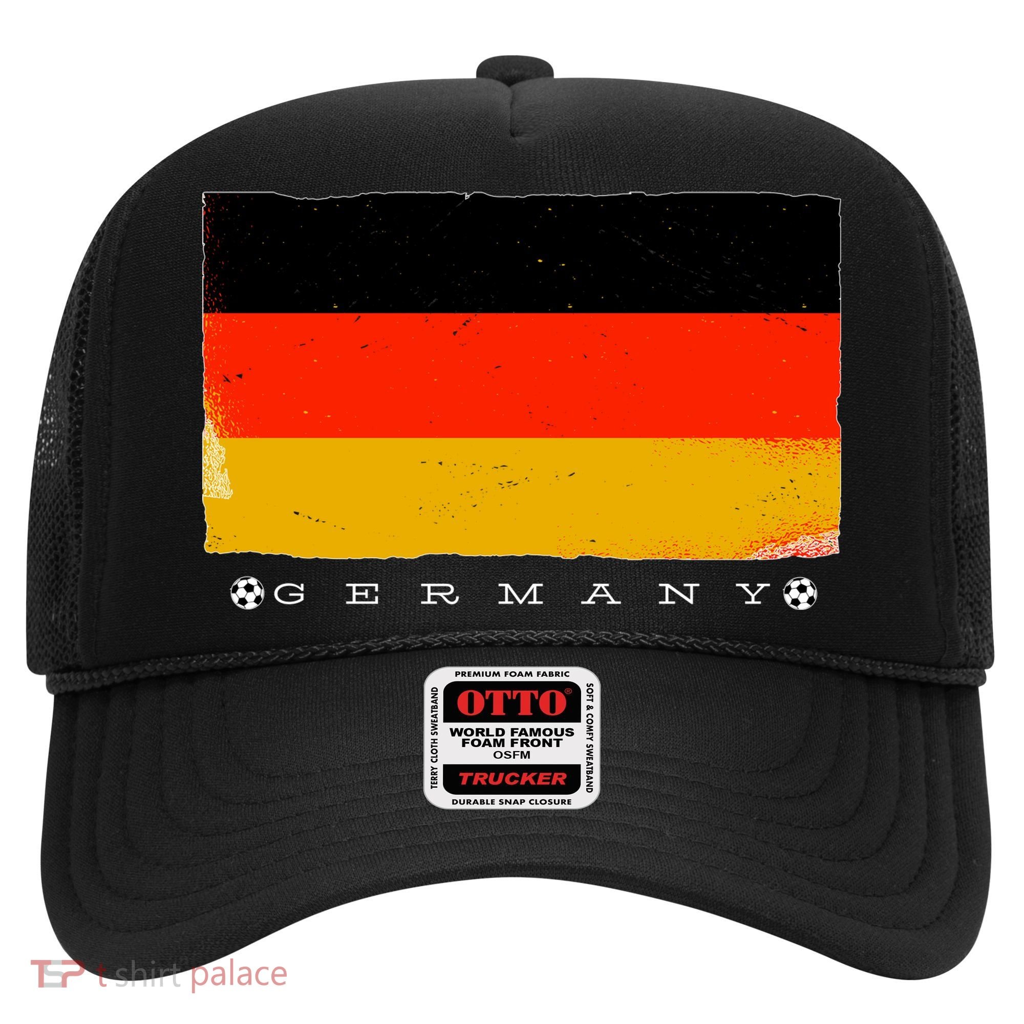 Germany Soccer Flag Logo Hat