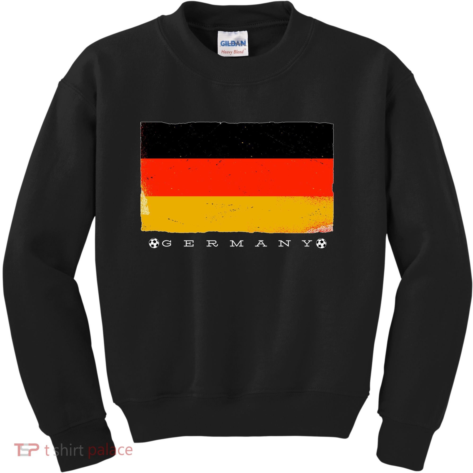 Germany Soccer Flag Logo Kids Sweatshirt