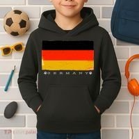 Germany Soccer Flag Logo Kids Hoodie thumb 2