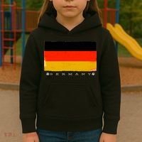 Germany Soccer Flag Logo Kids Hoodie thumb 3