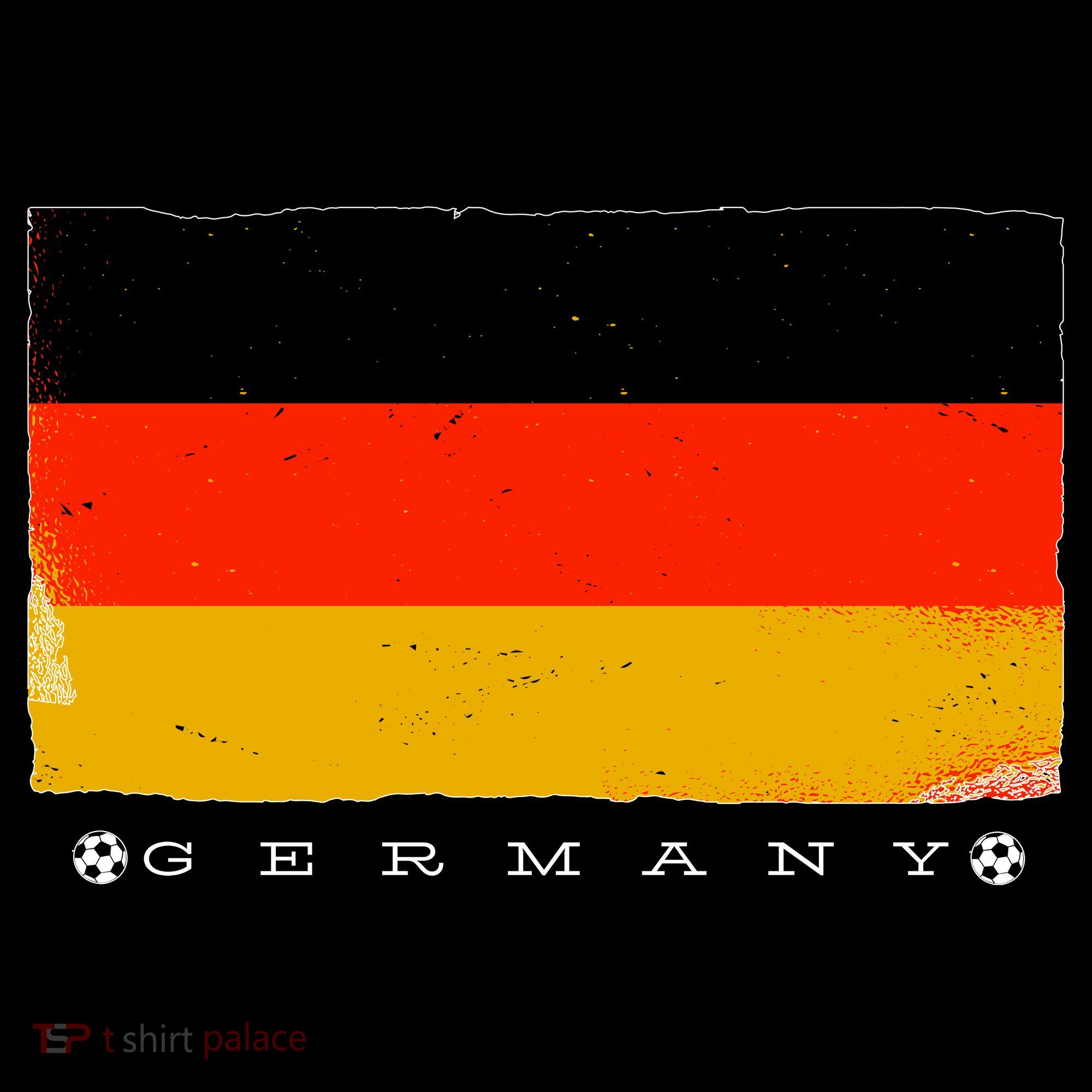Germany Soccer Flag Logo Kids Long Sleeve Shirt