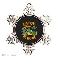 Gator Strong Funny Florida Alligator Sunglasses Present Gift Ornament thumb 0