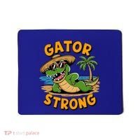 Gator Strong Funny Florida Alligator Sunglasses Present Gift Mousepad thumb 0