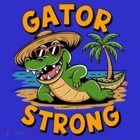 Gator Strong Funny Florida Alligator Sunglasses Present Gift Women's T-Shirt thumb 6