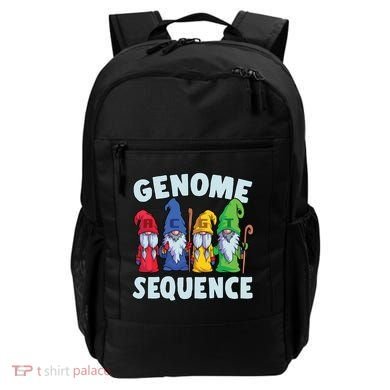 Genome Sequence Funny Gnome Biology Physics Science Pun Backpack