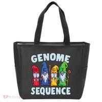 Genome Sequence Funny Gnome Biology Physics Science Pun Tote Bag thumb 0