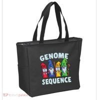 Genome Sequence Funny Gnome Biology Physics Science Pun Tote Bag thumb 2