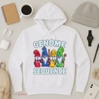 Genome Sequence Funny Gnome Biology Physics Science Pun Hoodie thumb 3