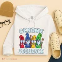 Genome Sequence Funny Gnome Biology Physics Science Pun Hoodie thumb 4