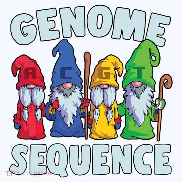 Genome Sequence Funny Gnome Biology Physics Science Pun Bucket Hat